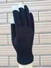 Guantes de lana tejidos de punto de acrílico fino y felpa gruesa para otoño e invierno, con pantalla táctil, cálidos, a prueba de frío, al por mayor