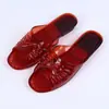 Sandalias y Pantuflas de Plástico Casuales de Verano para Baño Cristal Transparente Desodorante Hogar Hogar Interior Gelatina Plástico Antideslizante