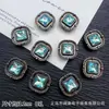 Nueva Caja Mágica Cuadrada de Diamantes Multicolor Espaciadores para Cubos de Azúcar de Ocho Agujeros Cuentas para Pulsera DIY Cadena Accesorios de Joyería