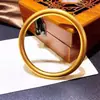 Pulseira de ouro de areia do Vietnã 5mm herança da lei antiga anel liso fosco feminino pulseira de liga sólida banhada a ouro fornecimento atacado