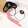 Nuevo Set de Disfraz de Cabeza de Dragón Tuerto y Máscara de Ojos de Pirata para Carnaval y Halloween, para Fiesta y Baile, Accesorios para Juego de Rol de Capitán