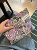 Bolsa Cosmética Ins Tulipán Fresco Pequeño Portátil de Viaje Bolsa de Aseo Bolsa Forro para Almacenamiento de Productos para el Cuidado de la Piel