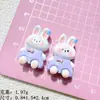 Nuevo Animal de Dibujos Animados Conejo Conejo Accesorios de Resina Pegamento de Crema DIY Pasador Titular de Teléfono Colgante Material Creativo