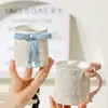 Taza de Cerámica con Asa de Lazo, Taza de Leche, Taza de Café, Taza de Té con Asa, Alta Apariencia, Uso Doméstico