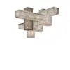 Lámpara de araña para villa transfronteriza, iluminación LED para sala de estar, lámparas de araña minimalistas modernas para comedor, combinación de lámparas de araña de cristal de lujo ligero