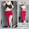 Paixão Sexy Sombra Rosa Noiva Vestido de Casamento Puro Desejo Pijama Feminino Secretária Cheongsam de Fenda Alta Uniforme 282
