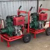 Bomba de Agua de Alto Rendimiento para Riego por Goteo, Aspersión con Motor Diésel Changzhou, Bomba Centrífuga de Doble Impulsor para Bombeo de Pozos, Bomba Contra Incendios para Tierras de Cultivo