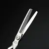 Tijeras de peluquería profesionales tijeras Yidal para peluquería 6 pulgadas corte plano tijeras de dientes tijeras de barbería peluquero corte de cabello