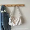 Nova Bolsa de Ombro Xadrez Casual de Verão 2025 para Estudantes Universitárias, Bolsa Transversal Portátil de Grande Capacidade para a Aula