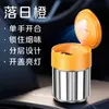 Cinzeiro de Carro Interior de Carro Artefato para Fumar Sem Queda de Cinzas Porta-Cigarros Com Luz Com Tampa Retardante de Chama Couro de Alta Qualidade Toque Premium