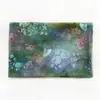 Novo Tecido de Algodão Brocado Estampado Digital Chinês Flores Borboletas Névoa Azul para Vestido Qipao Top Hanfu Tecido Artesanal DIY