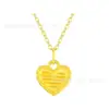 Colgante de Oro Puro 999 Shuibei Gold Cadena de Clavícula de Oro Duro 3D Set de Regalo de Promoción para la Industria de la Belleza Artículo Caliente de Transmisión en Vivo