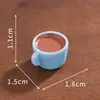 Juego de simulación de comida creativa pan realista pastel punto modelo micro paisajismo decoraciones DIY accesorios adornos pequeños en miniatura