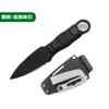 Fábrica directa de cuchillos para exteriores transfronterizos, cuchillo recto pequeño de alta dureza, cuchillo táctico portátil para acampar, cuchillo con anillo para el dedo