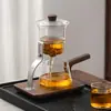 Infusor de Chá Automático de Vidro com Sucção Magnética, Separação Chá-Água, Conjunto de Chá, Gadget para Preparo de Chá de Pessoa Preguiçosa, Filtração de Um Toque para Preparar Chá