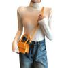 Camiseta Base de Color Sólido de Cuello Alto con Forro Polar al por Mayor para Mujer 2026 Estilo Coreano Otoño e Invierno Manga Larga Ajustada Top de Moda