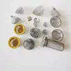 Venta al por mayor del fabricante Accesorios para tuberías Malla de combustión 304316 Acero inoxidable Tapa de filtro Pantalla de filtro con borde cónico