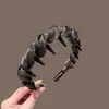 2025 Moda Diadema Ondulada Corona Alta Pinza para el Cabello Presión Diadema Deportiva Versátil para Lavado de Cara Nuevo Modelo para Mujer