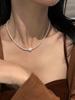 Collar de Perlas NK-226 Medio 12mm Suministro Directo de Fábrica Corto Nicho de Alto Sentido Lujo Ligero Nuevo de Celebridad de Internet para Mujer