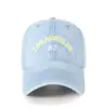 Gorra de Béisbol de Mezclilla Estilo Coreano para Mujer, Gorra Lavada de Algodón con Letras para Hombre, Protección Solar, Circunferencia de Cabeza Grande, Retro Personalizado al por Mayor