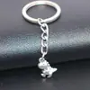 Amazon Shein Temu Aliexpress Más Vendido Nueva Moda Aleación Dibujos Animados Pequeño Dinosaurio Colgante Llavero Accesorio