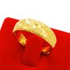 Anel Dourado Clássico Sha Jin Moda Vietnamita Anel Gipsophila Banhado a Ouro Latão Anel de Moda para Casal Fornecimento Direto da Fábrica