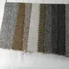 Tejido Fino de Tweed de Hong Kong Bicolor Mezclado con Seda Brillante de Hilo Grueso, Hilos Dorados y Plateados, Abrigo de Lana, Pantalones, Falda y Tela para Bolso de Otoño e Invierno Coloridos
