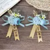 Ramilletes de boda con temática de bosque, un juego completo para los novios, incluyendo ramilletes para los padres, padrinos de boda y damas de honor, así como ramilletes de muñeca.