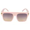 Gafas de Sol Cuadros de Alta Gama, Estilo Retro Fresco, Montura Oversize, Cubre Rostro, Gafas con Efecto Adelgazante, Mismo Estilo que las Estrellas 131 2375