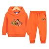 Traje para Niño Primavera y Otoño 2024 Otoño Nuevo Sudadera Deportiva con Capucha de Dos Piezas para Niños Ropa de Otoño Guapa para Niño