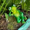 Nuevos Adornos de Resina para Jardín de Flores, Jardín, Bonsái, Decorativos, Creativos, de Dibujos Animados, Animales Pequeños, Rana, Adornos de Escritorio