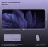 Mousepad extra grande para escritório com teclas de atalho, teclado de computador, jogos e bordas grossas.