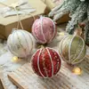 Bolas Decorativas Navideñas, Bolas de Lentejuelas Bañadas en Brillo de 8 cm, Adornos Colgantes, Bolas de Colores, Suministros para Decoración de Escena de Árbol de Navidad