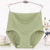 Cintura alta Plus Size Roupa interior para meninas gordinhas Algodão feminino Shorts femininos de meia-idade e idosos Cuecas sem costura de meia-idade Algodão puro