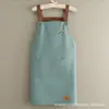 Nuevo Delantal Impermeable para Cocina, Ropa de Trabajo Impermeable y a Prueba de Aceite, Catering, Delantal Fino Estilo Coreano para Mujer, Estampado Personalizado para Hombre