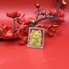 Crachá Corporativo Personalizado Logo Ouro Puro 999 Adesivo para Celular Shishi Ruyi Princesa Fique Rico Loja Presentes Pode Ser Aprovado