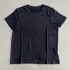 Camiseta de manga corta para mujer con pequeño logo metálico, cuello redondo, estilo básico versátil, nuevo modelo de verano, transpirable, holgada, adelgazante, top casual