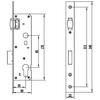 Huayili Serie 85 punto único multipunto puerta interior puerta de aleación de aluminio puerta interior de madera fábrica accesorios de cerradura cuerpo de cerradura mayoreo