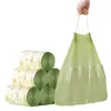 Bolsas de Basura con Cordón de Artemisa para Uso Doméstico, Engrosadas, Resistentes a Olores, Bolsas de Plástico para Cocina, Tipo Cordón, Duraderas y No Fáciles de Romper