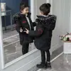 Ropa infantil para niñas ropa de algodón 2026 nuevo estilo niños engrosada cálida chaqueta de algodón plumón abrigo de algodón de longitud media estilo coreano para niña pequeña