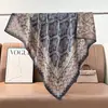 2026 Nuevo Primavera, Otoño, Invierno Cálido Bufanda Cuadrada de 90cm Bufanda Floral Estilo Coreano Calentador de Cuello de Terciopelo Chal para Mujer