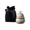 Miyuan Ceniza de Hierba Color Puro Cerámica Gaiwan Taza de Té Taza de Maestro Set de Té Kung Fu Colección Set de Accesorios Simples para Ceremonia de Té