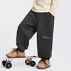 Pantalones de Forro Polar para Niños Fairy Tale Memory Otoño/Invierno 2026 Pantalones Deportivos para Niños Grandes Pantalones de Chándal Pantalones Casuales Engrosados