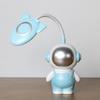 Nueva lámpara de escritorio recargable de astronauta LED para aprender y leer, lámpara de escritorio LED para habitación de estudiante, lámpara de mesita de noche