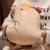 Venta al por mayor de almohada de capibara de dibujos animados, edredón para la siesta de oficina, manta 2 en 1, práctico artefacto multifuncional para dormir.