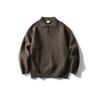 Roupas Masculinas North Boundary Marca Americana Moderna Outono 2025 Novo Suéter com Gola Polo Lapela Suéter de Cor Sólida Jaqueta Suéter Masculina