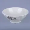 Tigela de Ramen, Tigela de sopa redonda estilo japonês e coreano de melamina tipo porcelana, tigela de plástico, Tigela espessa resistente a quedas para comida picante quente
