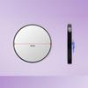 Espejo de Maquillaje Simple Personalizado para Eliminación de Poros, Puntos Negros y Acné, Espejo Portátil Pequeño con Doble Ventosa 5X, 10X, 15X