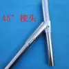 Conector de Tubería de Acero Inoxidable de 25 mm, Conexión de Tubería de Hierro, Conector de Tubería de Acero Galvanizado, Unión de Tubería de Acero con Clip de Fijación Redondo para Tubería