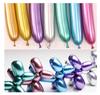 Globos de tiras mágicas giratorios de 100 piezas de Amazon, metálicos, cromados y brillantes, para hacer animales, para cumpleaños, bodas y fiestas.